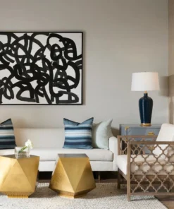 Bungalow 5 New Arrivals Hedron Side Table Brass