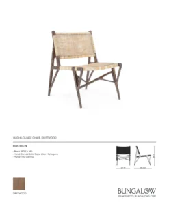 Bungalow 5 New Arrivals Hugh Lounge Chair 19 Bungalow 5 New Arrivals Hugh Lounge Chair