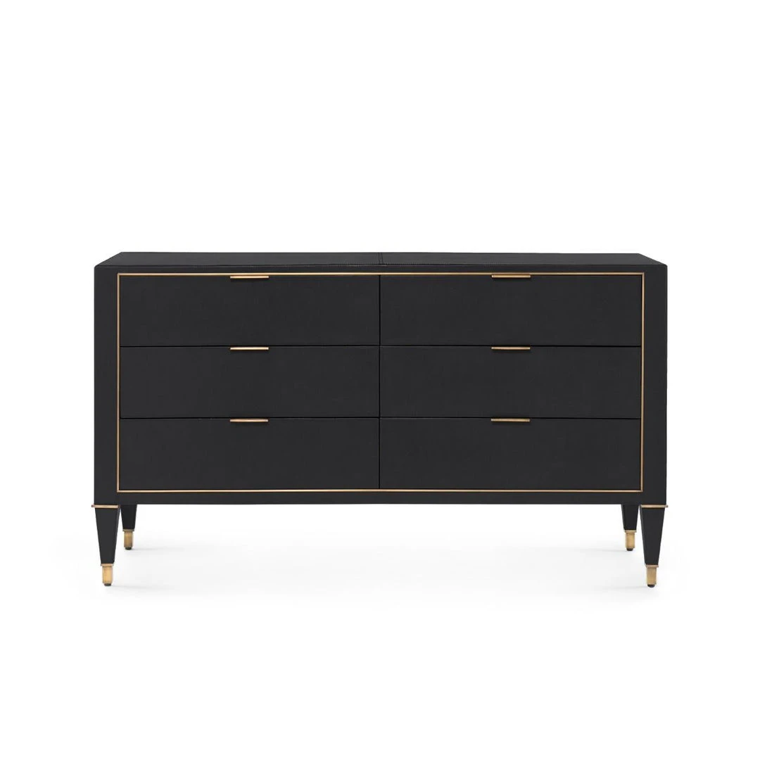 Bungalow 5 Hunter Extra Large 6 Drawer Chest Black New Arrivals 2 Bungalow 5 Hunter Extra Large 6 Drawer Chest Black New Arrivals