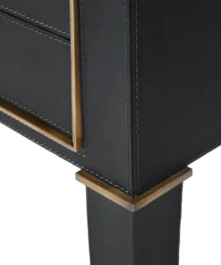 Bungalow 5 New Arrivals Hunter 2 Drawer Side Table Black 15 Bungalow 5 New Arrivals Hunter 2 Drawer Side Table Black