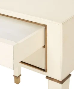 Bungalow 5 Hunter 2 Drawer Side Table Ivory New Arrivals 23 Bungalow 5 Hunter 2 Drawer Side Table Ivory New Arrivals