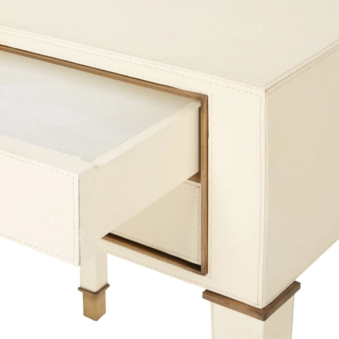 Bungalow 5 Hunter 2 Drawer Side Table Ivory New Arrivals 11 Bungalow 5 Hunter 2 Drawer Side Table Ivory New Arrivals