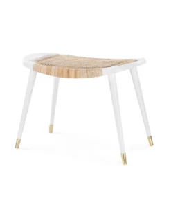 Bungalow 5 New Arrivals Jerome Stool White