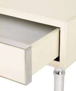 Bungalow 5 New Arrivals Jolene 1 Drawer Side Table Ivory 14 Bungalow 5 New Arrivals Jolene 1 Drawer Side Table Ivory