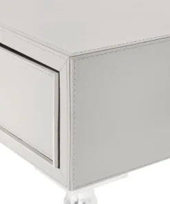Bungalow 5 New Arrivals Jolene 1 Drawer Side Table Gray 13 Bungalow 5 New Arrivals Jolene 1 Drawer Side Table Gray