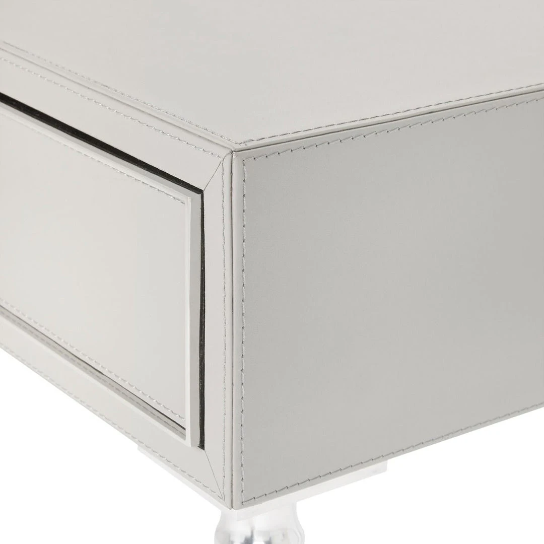 Bungalow 5 New Arrivals Jolene 1 Drawer Side Table Gray 6 Bungalow 5 New Arrivals Jolene 1 Drawer Side Table Gray