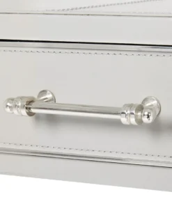 Bungalow 5 New Arrivals Jolene 1 Drawer Side Table Gray 10 Bungalow 5 New Arrivals Jolene 1 Drawer Side Table Gray