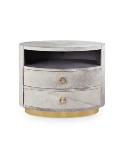 Bungalow 5 Julius 2 Drawer Side Table Gray New Arrivals 10 Bungalow 5 Julius 2 Drawer Side Table Gray New Arrivals