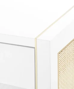 Bungalow 5 Karen 1 Drawer Side Table White 18 Bungalow 5 Karen 1 Drawer Side Table White