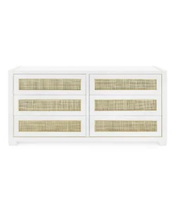 Bungalow 5 Karen Extra Large 6 Drawer Dresser White New Arrivals