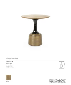 Bungalow 5 Klein Side Table Brass 13 Bungalow 5 Klein Side Table Brass