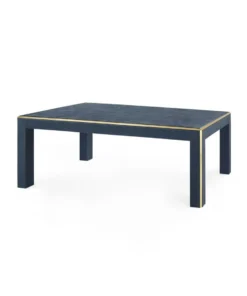 Bungalow 5 Lauren Coffee Table Navy Blue New Arrivals