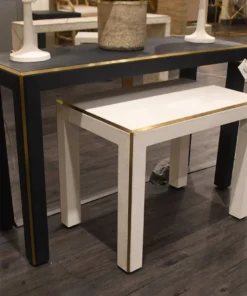 Bungalow 5 New Arrivals Lauren Side Table White