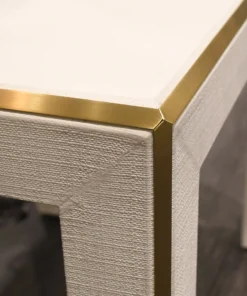 Bungalow 5 New Arrivals Lauren Side Table White