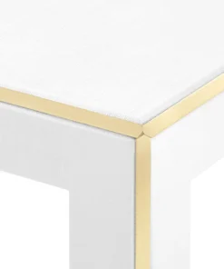 Bungalow 5 New Arrivals Lauren Side Table White