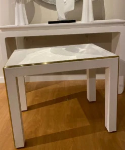 Bungalow 5 New Arrivals Lauren Side Table White