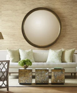 Bungalow 5 Leger Side Table Antique Mirror And Gold