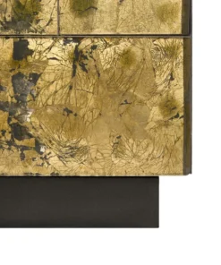 Bungalow 5 Leger Side Table Antique Mirror And Gold