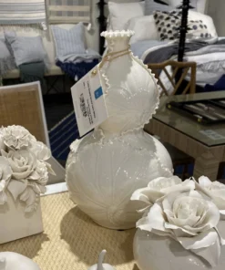 Bungalow 5 New Arrivals Lotus Double Gourd Vase White