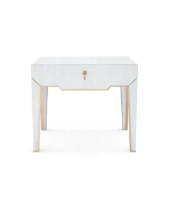 Bungalow 5 Madeline 1 Drawer Side Table Platinum