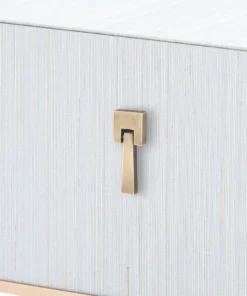 Bungalow 5 Madeline 1 Drawer Side Table Platinum