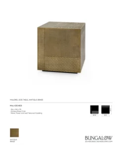 Bungalow 5 Majorel Side Table Antique Brass New Arrivals 21 Bungalow 5 Majorel Side Table Antique Brass New Arrivals