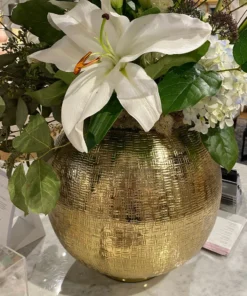 Bungalow 5 New Arrivals Mali Medium Cache Pot Brass 9 Bungalow 5 New Arrivals Mali Medium Cache Pot Brass