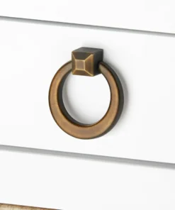 Bungalow 5 New Arrivals Mallet 8 Drawer Dresser Grasscloth And White Lacquer