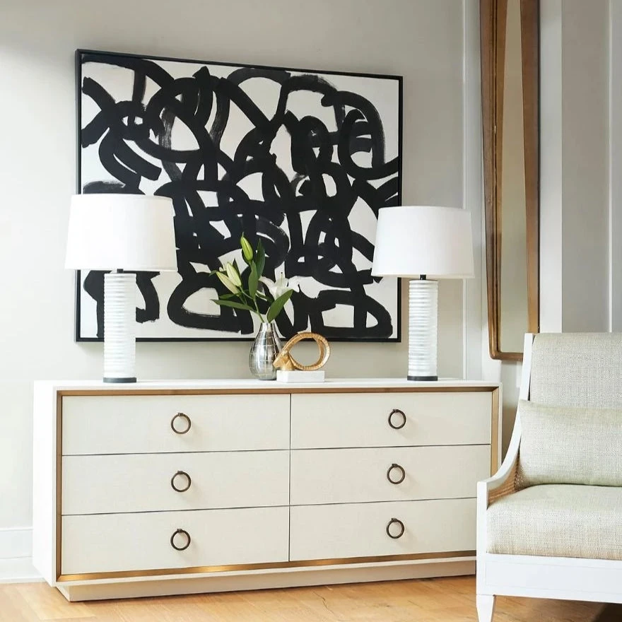 Bungalow 5 Maze Framed Silk Panel Black 7 Bungalow 5 Maze Framed Silk Panel Black