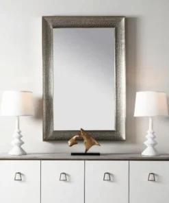 Bungalow 5 Melinda Rectangular Mirror German Silver New Arrivals