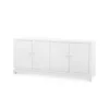 Bungalow 5 New Arrivals Meredith Extra Large 4 Door Cabinet White