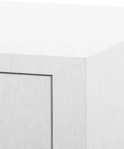 Bungalow 5 New Arrivals Meredith Extra Large 4 Door Cabinet White