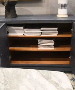 Bungalow 5 New Arrivals Meredith 4 Door Cabinet Navy Blue