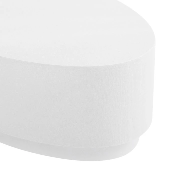 Bungalow 5 New Arrivals Mila Oval Coffee Table White 3 Bungalow 5 New Arrivals Mila Oval Coffee Table White