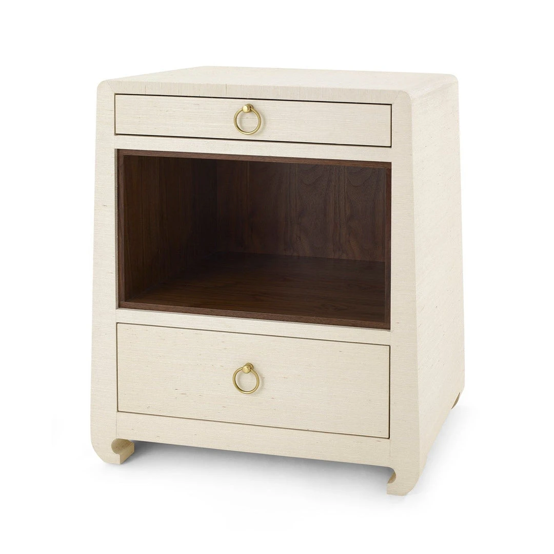 Bungalow 5 Ming 2 Drawer Side Table Natural New Arrivals 1 Bungalow 5 Ming 2 Drawer Side Table Natural New Arrivals