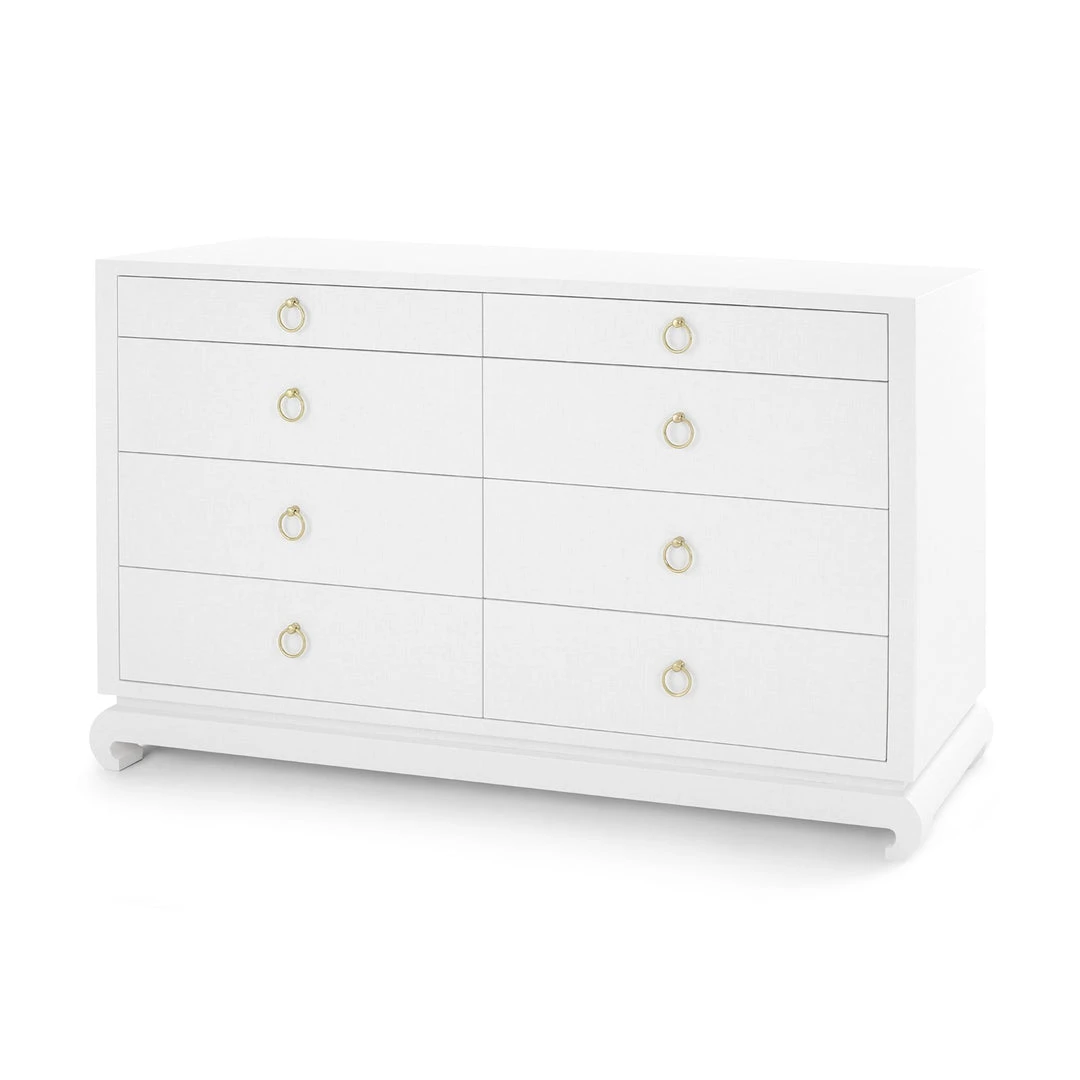 Bungalow 5 Ming Extra Large 8 Drawer Dresser White New Arrivals 1 Bungalow 5 Ming Extra Large 8 Drawer Dresser White New Arrivals