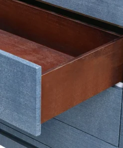 Bungalow 5 Ming Large 4 Drawer Chest Navy Blue