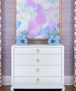 Bungalow 5 New Arrivals Ming Large 4 Drawer Chest White