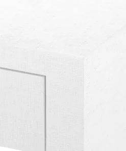 Bungalow 5 Morgan 1 Drawer Side Table White