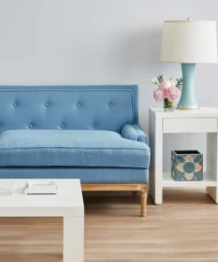 Bungalow 5 Morgan 1 Drawer Side Table White