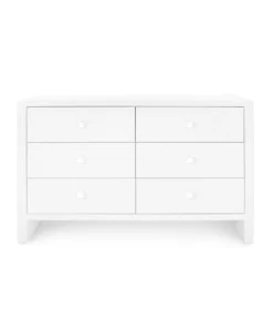 Bungalow 5 Morgan Extra Large 6 Drawer Chest White New Arrivals