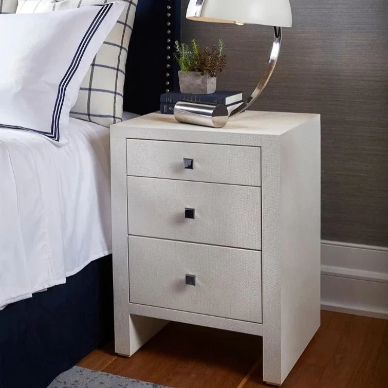 Bungalow 5 Morgan 3 Drawer Side Table White New Arrivals 3 Bungalow 5 Morgan 3 Drawer Side Table White New Arrivals