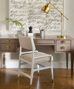 Bungalow 5 Morris Desk Taupe Gray New Arrivals