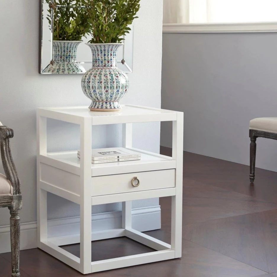 Bungalow 5 Newport One Drawer Side Table New Arrivals 2 Bungalow 5 Newport One Drawer Side Table New Arrivals