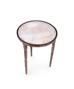 Bungalow 5 New Arrivals Nora Side Table Antique Brass