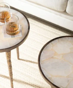 Bungalow 5 New Arrivals Nora Side Table Antique Brass