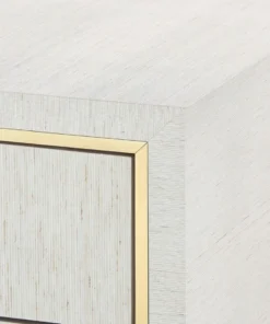 Bungalow 5 Parker Extra Large 9 Drawer Chest Silver Lacquered Grasscloth 13 Bungalow 5 Parker Extra Large 9 Drawer Chest Silver Lacquered Grasscloth