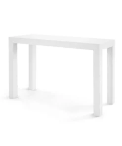 Bungalow 5 New Arrivals Parsons Console Table White