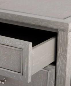 Bungalow 5 Paulina 3 Drawer Side Table Gray New Arrivals 9 Bungalow 5 Paulina 3 Drawer Side Table Gray New Arrivals