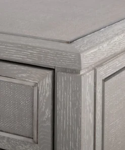 Bungalow 5 New Arrivals Paulina Large 6 Drawer Gray